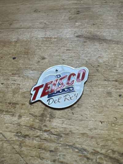 VINTAGE 1960??s TEISCO ELECTRIC GUITAR HEADSTOCK LOGO BADGE SPECTRUM TG SSL WGL