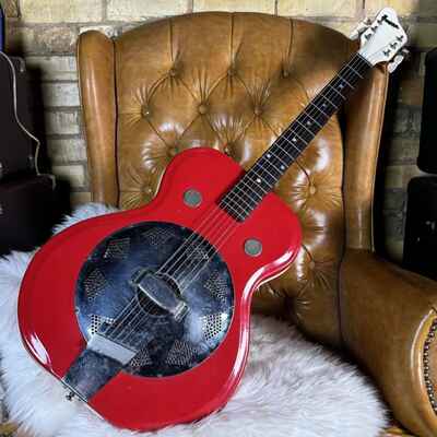 1964 Supro Folkstar Reso Glass Vintage Valco Resonator Guitar!