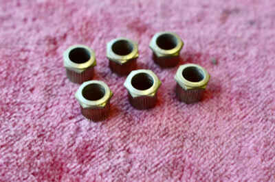 Vintage 1940s 1950s Gibson Martin Kluson Hex Tuner Ferrules Hexagon bushings