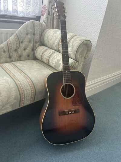 Levin Goliath Sunburst  acoustic guitar NEEDS TOTALLY RESTRINGING