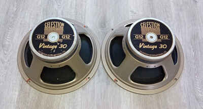 2 X CELESTION VINTAGE 30 SPEAKERS for guitar amp combo speaker cab cabinet stack