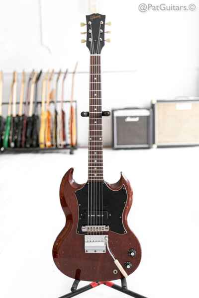 1969 Gibson SG Junior with Vibrola and a Large Guard in Cherry