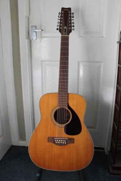 Yamaha 12 string guitar. Red Label. (1966-72)