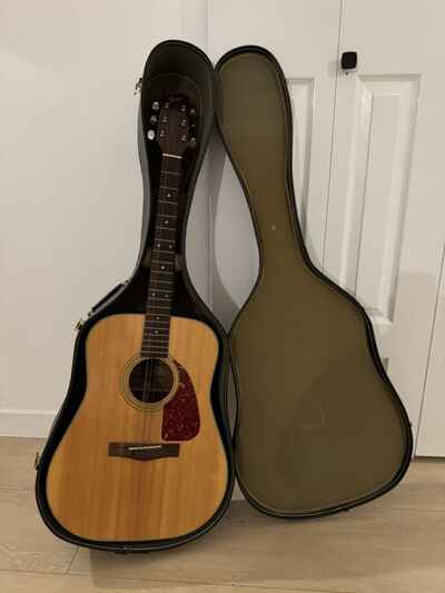 Vintage Fender F-210 Acoustic Guitar with Hard Shell Case