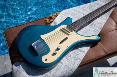 1968 Yamaha SB-2A Flying Samurai Electric Bass - Candy Blue - Made in Japan