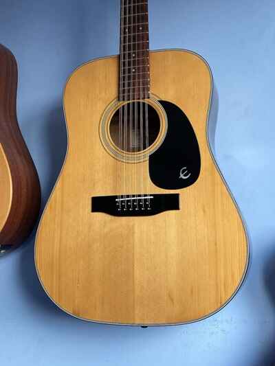 1985 Epiphone FR-212 - Restored 12-String Acoustic Guitar