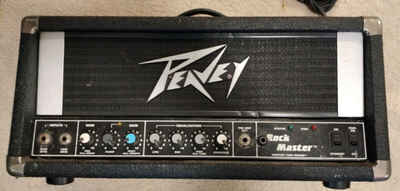 Peavey Rock Master 120W Vintage Tube Series Guitar Head Amp TESTED WORKS READ