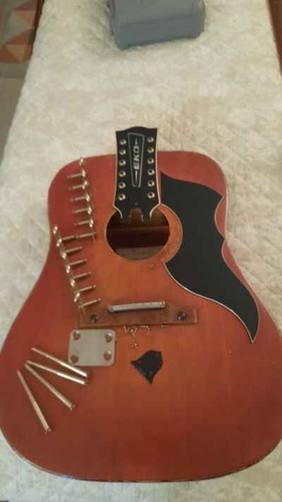 Eko 12 Strings Guitar Parts Italy Made