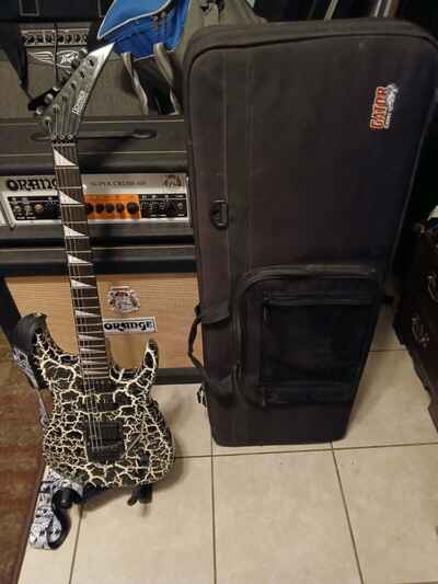 Hohner ST Scorpion Crackle ~ 1988 ~ Steinberger ~ Video ~ Shredder ~ w / Case ~ Extras ~ Vintage