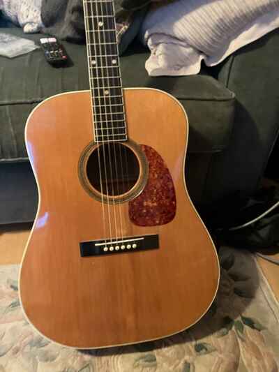 Vintage 1958 Levin Goya Goliath S-18  Acoustic dreadnought guitar.