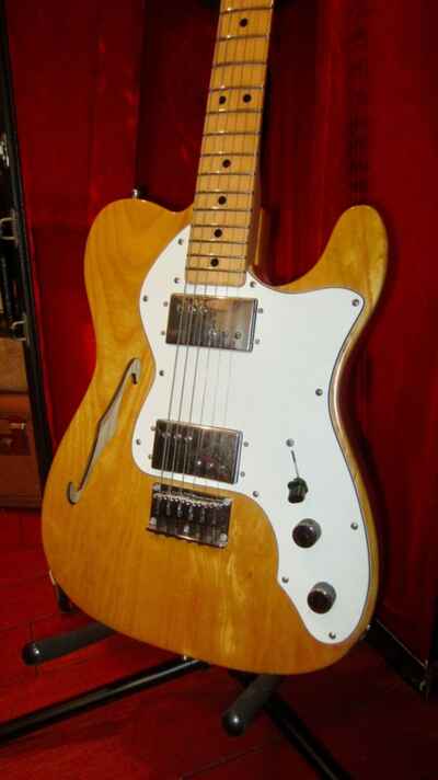 1976 Fender Thinline Telecaster Natural w /  Original Hardshell Case