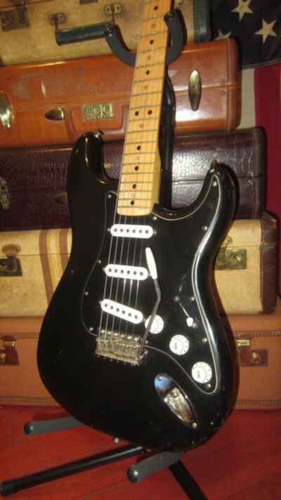 Vintage 1979 Fender Stratocaster Black