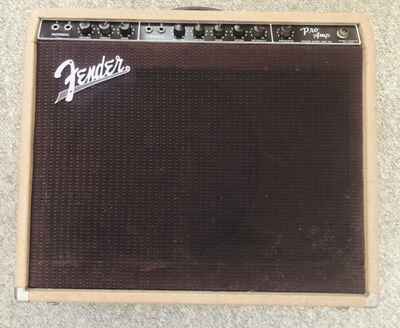 1960 FENDER PRO 6G5 Amplifier Amp Rare 45217 Output Vintage Tested 1961 1x15