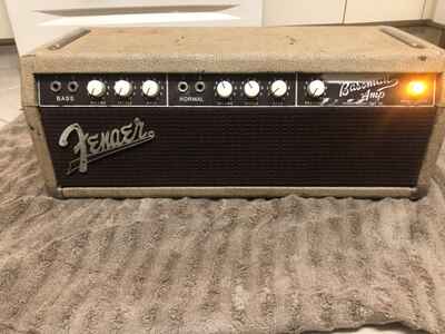 1961 Fender Bassman 6G6-A Head Amp Amplifier Vintage Rare WORKS! Bass Man