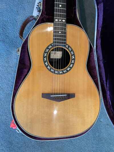 OVATION Original 1968 JOSH WHITE Shiny Bowl Acoustic Guitar w /  Case