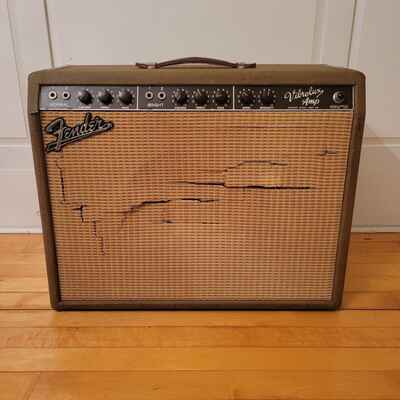 1963 Fender Vibrolux Brownface 6G11 112 Combo