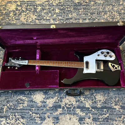 1973 Rickenbacker 480 Jetglo w Bolt-On Neck & Hard Case, 100% Original + Upgrade