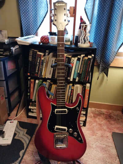 Epiphone ET-270 Cherry Red Electric Guitar 1970s Made in Japan