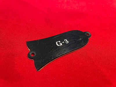 Vintage 1970s USA Gibson G-3 Bass Guitar Truss Rod Cover Original