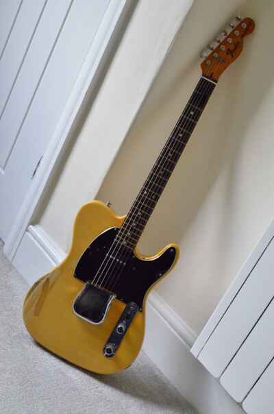 Fender Telecaster 1977 blonde rosewood fret board maple neck with Gibson P60