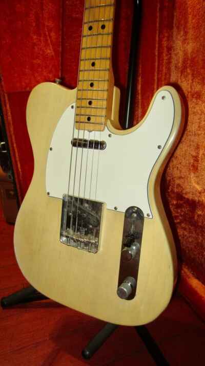 Vintage 1973 Fender Telecaster Blonde w /  Original Hardshell Case