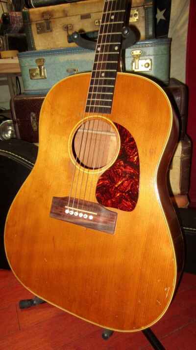 Vintage 1953 Gibson J-50 Natural w Hardshell Case