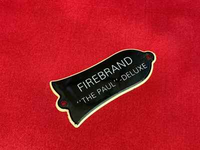 1979 Gibson Les Paul Deluxe Firebrand The Paul Guitar Truss Rod Cover 1980