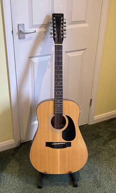 Hondo 12 String Acoustic Guitar 1980