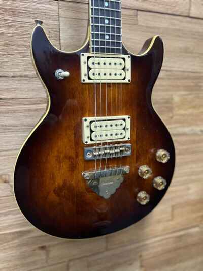 Ibanez Artist AR100 Guitar 1980 MIJ Brown Sunburst 8lbs 6oz CTS pots w / TKL case