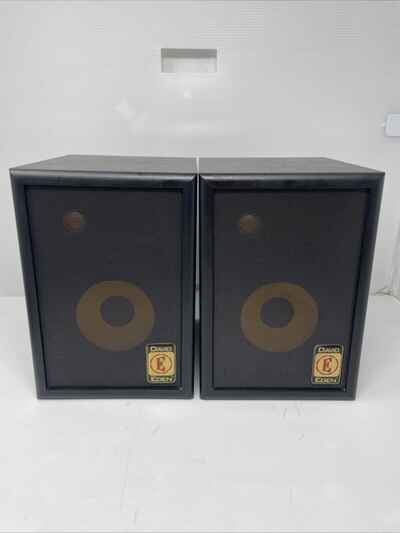 David EDEN EM5 Amp Studio Monitor Speakers Excellent Condition Rare Vintage