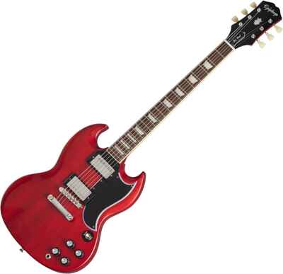 Epiphone 1961 Les Paul SG Standard Aged Sixties Cherry - Double Cut Modelle Rot