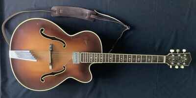 Vintage (late 1950s) Hofner ??President?? Guitar (No. 2827), with Hard Case