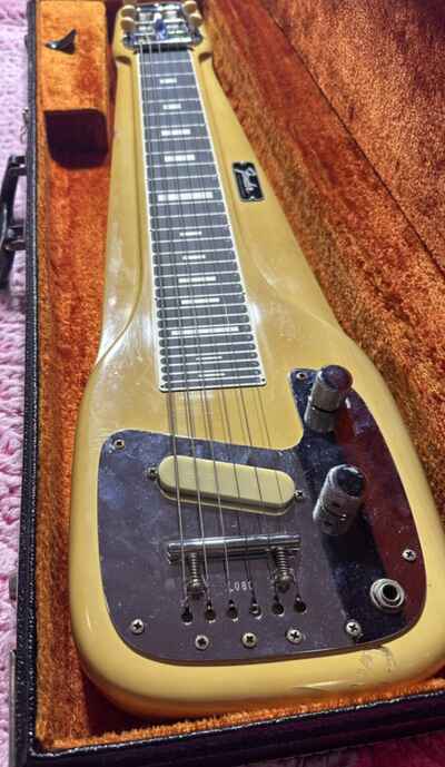1960??s FENDER Steel Lap Guitar 6 String - WORKS WONDERFULLY - Original Hard Case