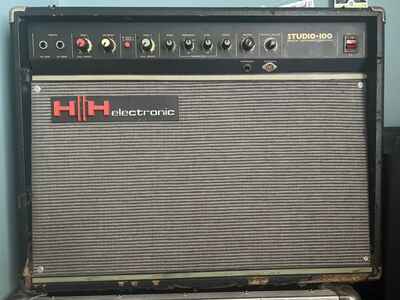 HH Electronics Studio 100 - 2x12 Combo Guitar Amplifier 1970s