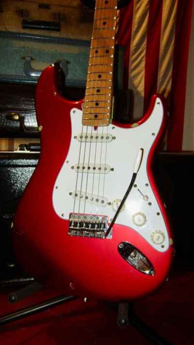 Vintage 1974 Fender Stratocaster Candy Apple Red