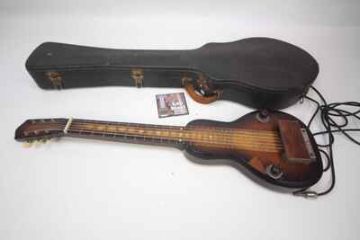 Kay 1939 Hawaian Lap Steel Electric Guitar K-14 with case set up w /  new strings