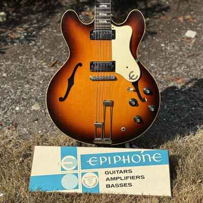 1967 Epiphone Riviera - Sunburst, Gibson-made ES-335