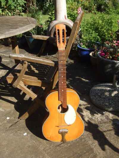 VINTAGE PARLOUR GUITAR 1950