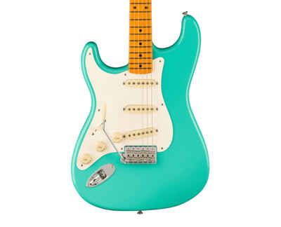 Used Fender American Vintage II 1957 Stratocaster LH - Sea Foam Green w / Maple FB