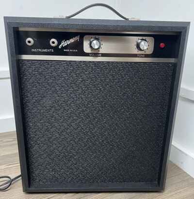 ?VINTAGE?Harmony 7011B-Bass Guitar Amp-Solid State-1979-GREAT CONDITION! VIDEO