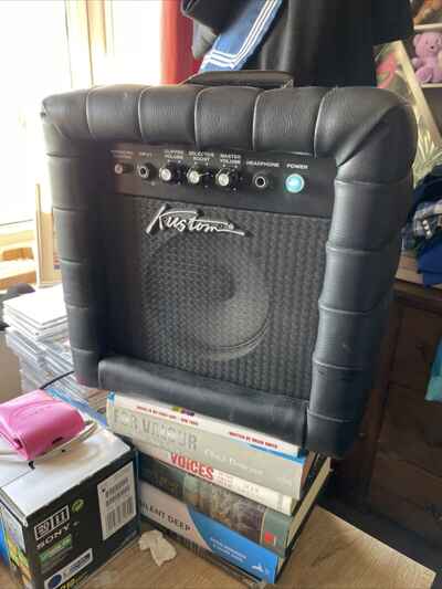 Vintage Kustom TR12L Guitar Amplifier Amp 20W Black Cushioned