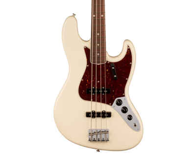 Used Fender American Vintage II 1966 Jazz Bass - Olympic White w /  Rosewood FB