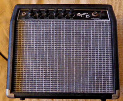 Rare Vintage Squier 15 Guitar Amp by Fender Japan - 15watt SerNo 15121272