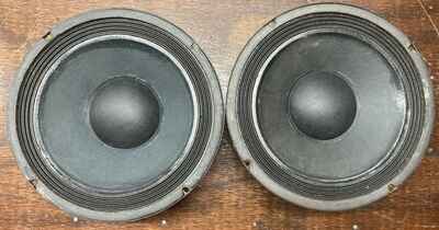 Vintage Oaktron 10?? Guitar Speakers 4 Ohm - T8425 - Peavey Cabinet - PAIR