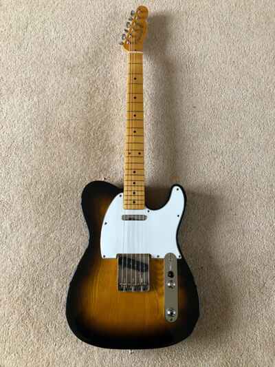 Fender Made in Japan Telecaster two-tone sunburst maple neck circa 1984