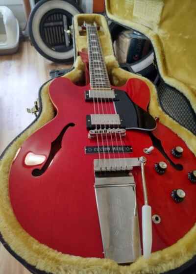 Used 2022 Epiphone Joe Bonamassa 1962 ES-335 Sixties Cherry Semi hollow Guitar