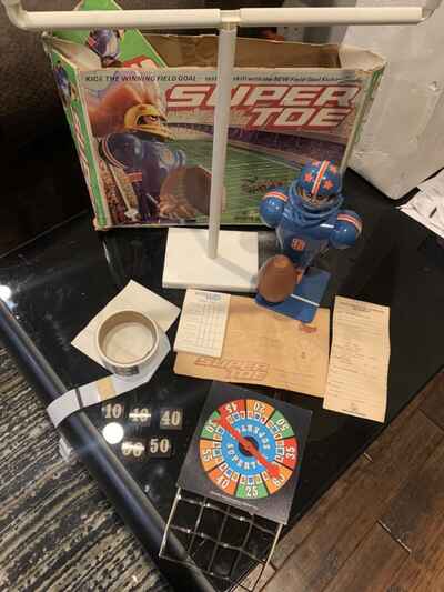 Vintage, 1975, Super Toe, Football, Kicking Game, (Missing 2nd Football)