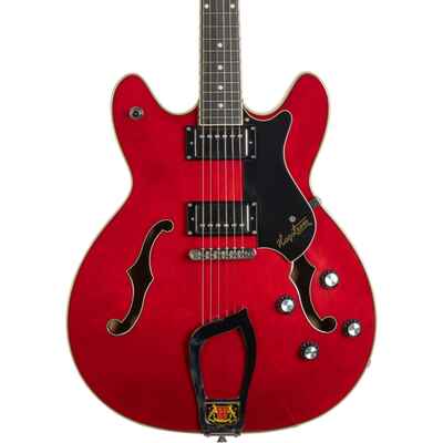 Hagstrom Viking Semi-Hollow Electric Guitar - Cherry