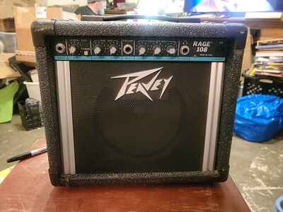 Vintage Peavey Rage 108 Solid State Combo Amp Guitar Amplifier  Made In USA