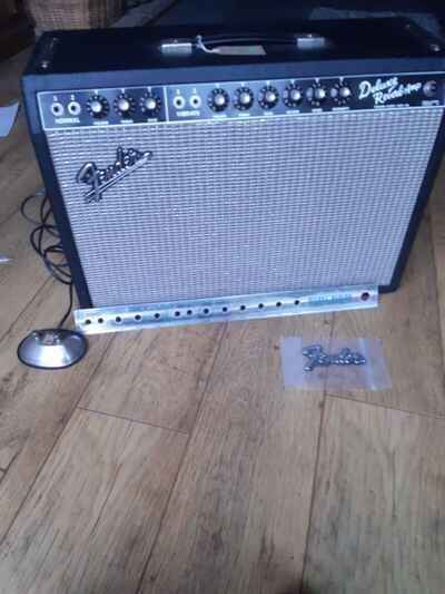 Vintage Fender Deluxe Reverb amplifier